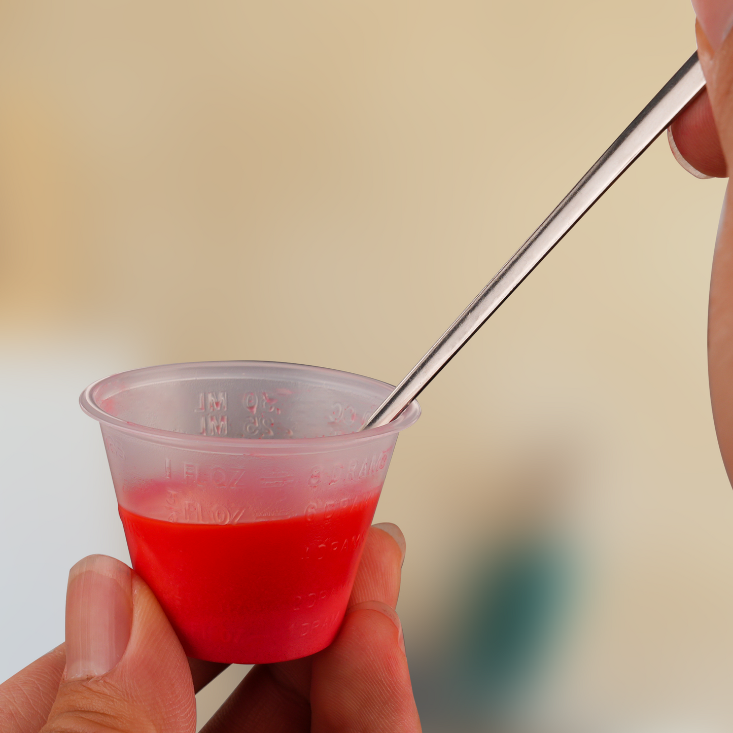 100pcs 1oz (30ml) Graduated Plastic Mix Cups