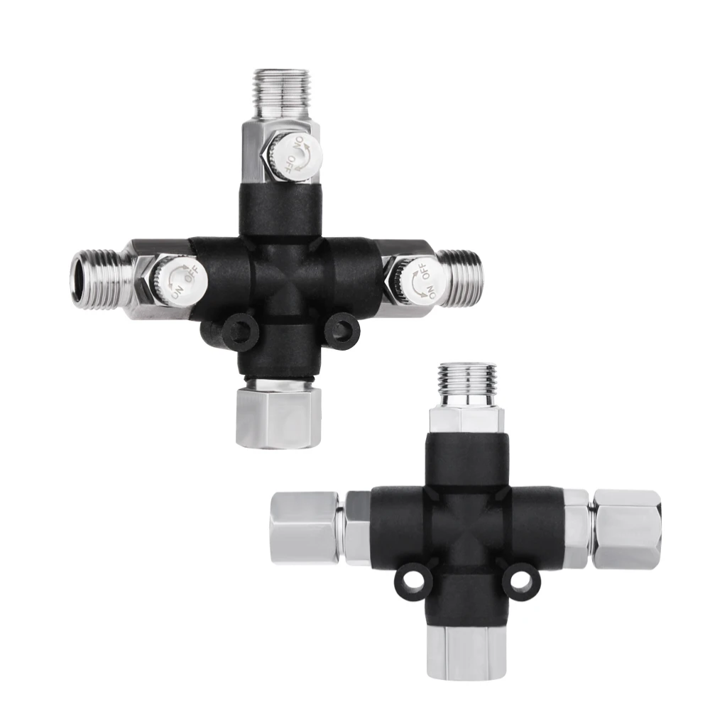 NEOECO 3-Way Airbrush Air Hose Splitter Manifold