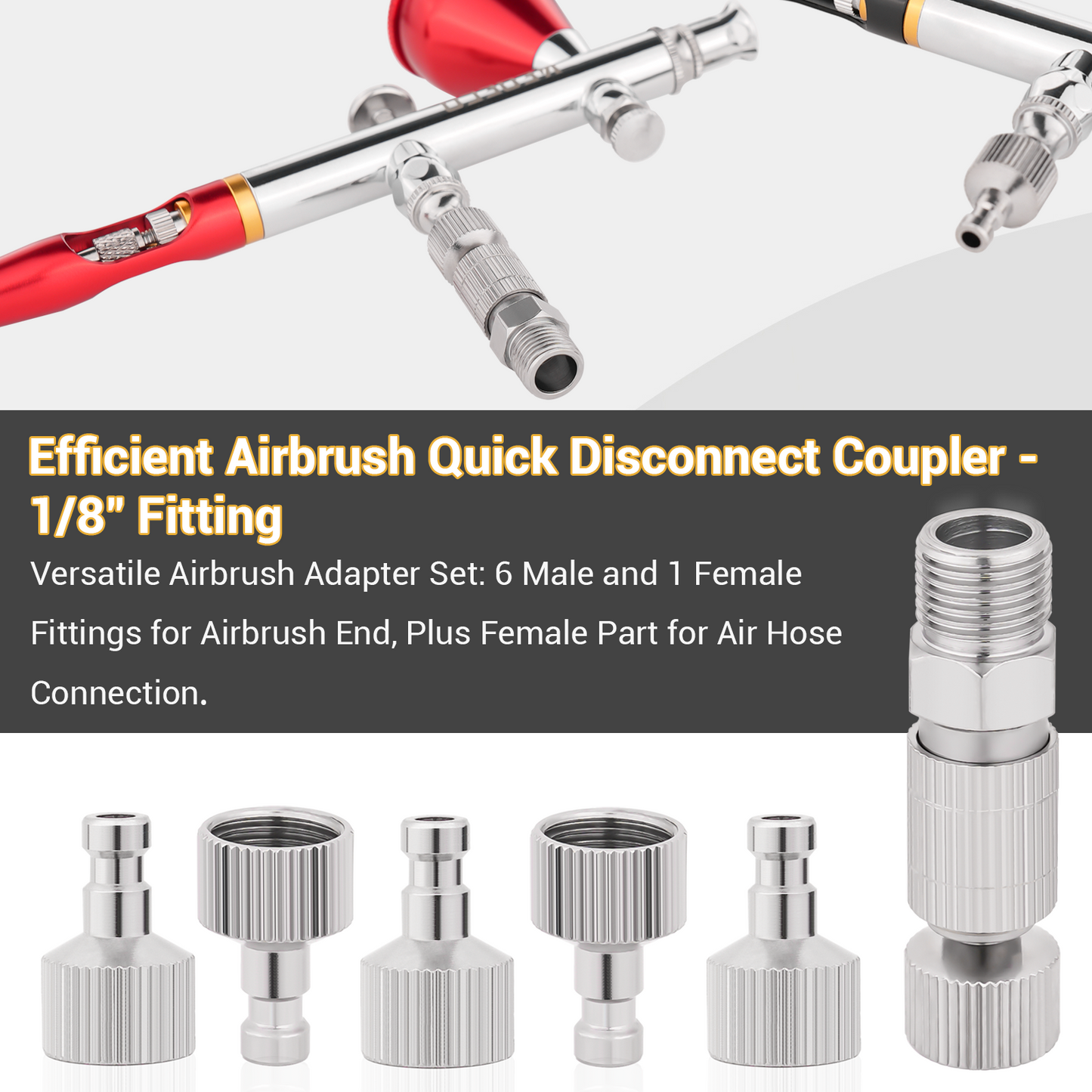 NEOECO 1/8" Quick Disconnect Coupler