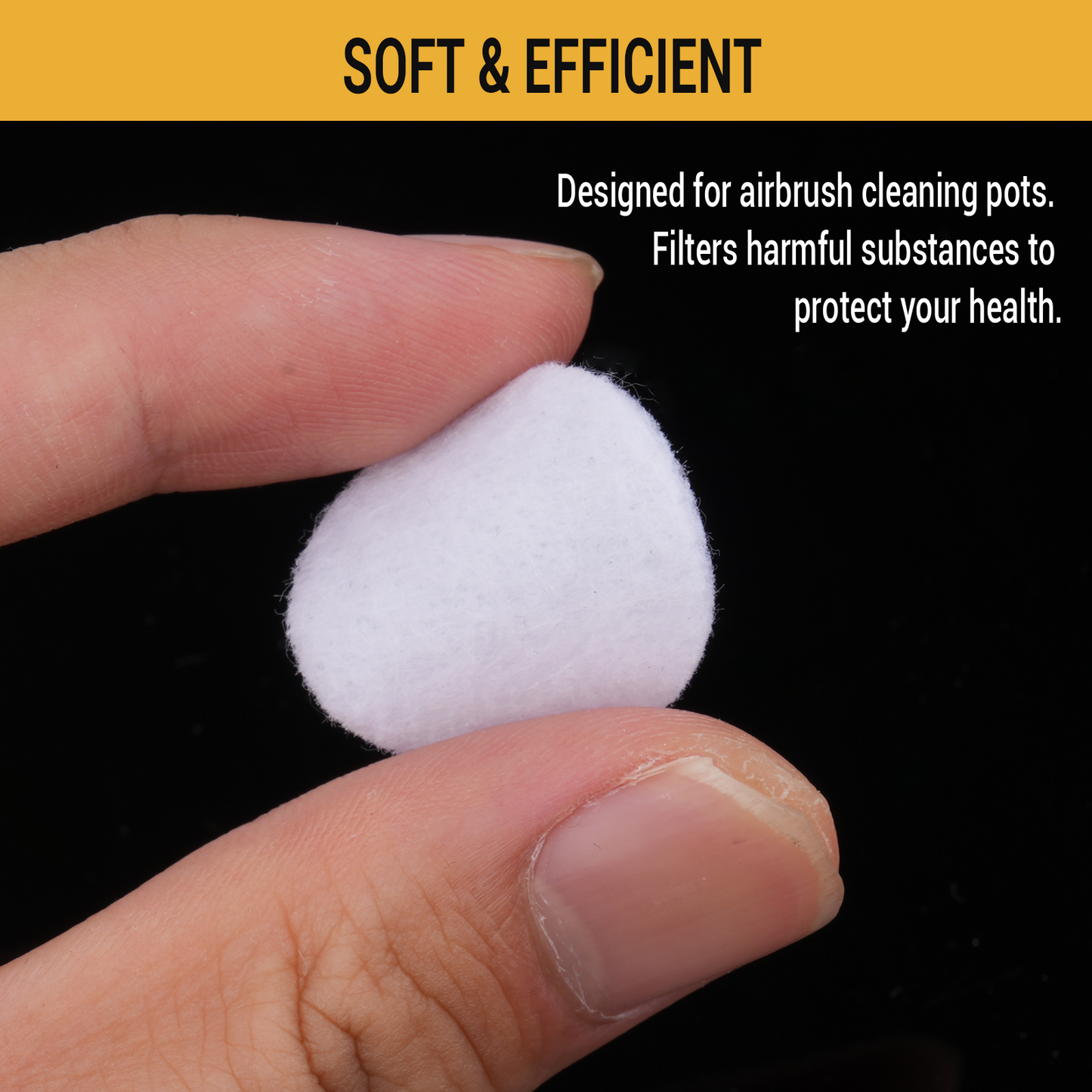 Airbrush Cleaning Pot Sponge Filters (5-Pack)