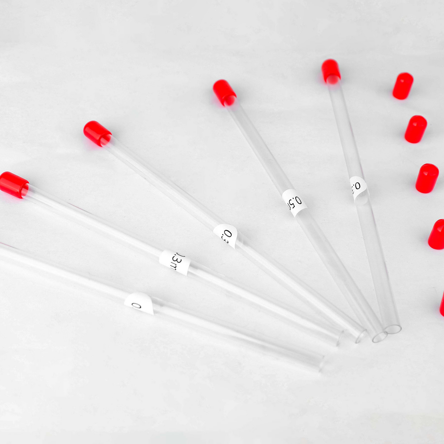 Empty Storage Container & Tube for Airbrush Needle & Nozzle