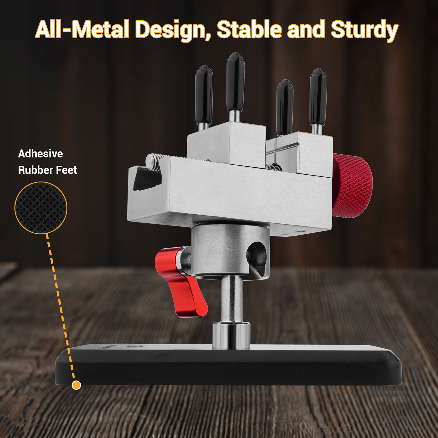 Stainless Steel Tabletop Vise with Base for Hobby Use