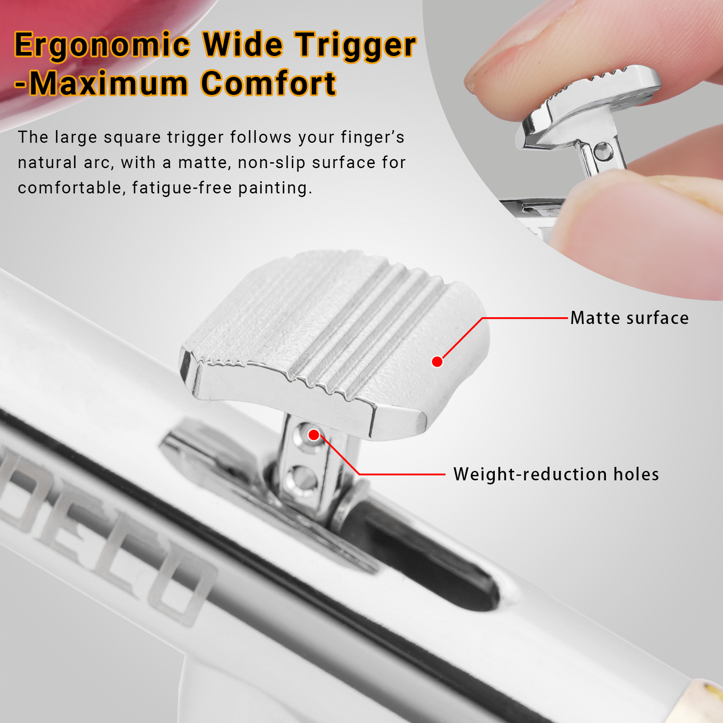 Neoeco NCT-GA02 Airbrush with Square Trigger