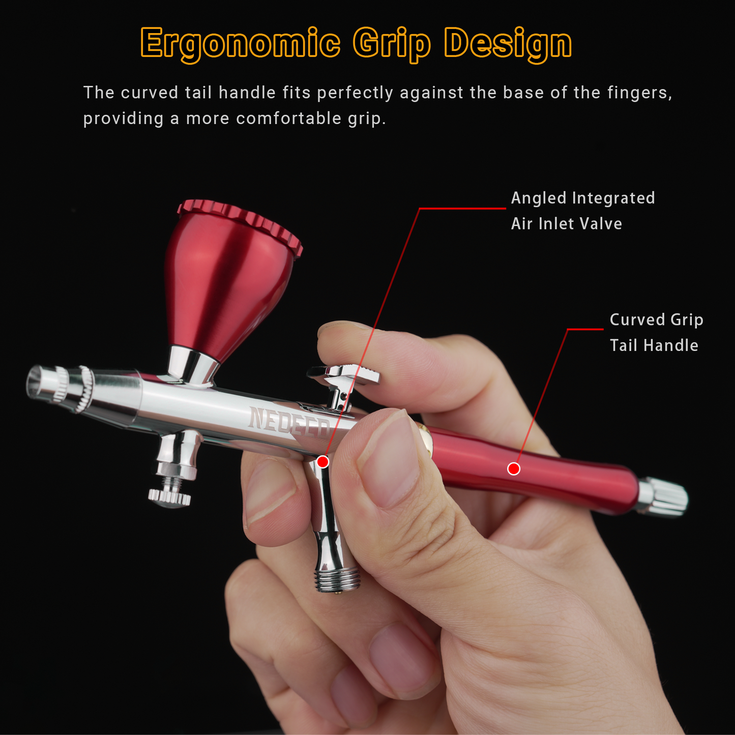 Neoeco NCT-GA02 Airbrush with Square Trigger