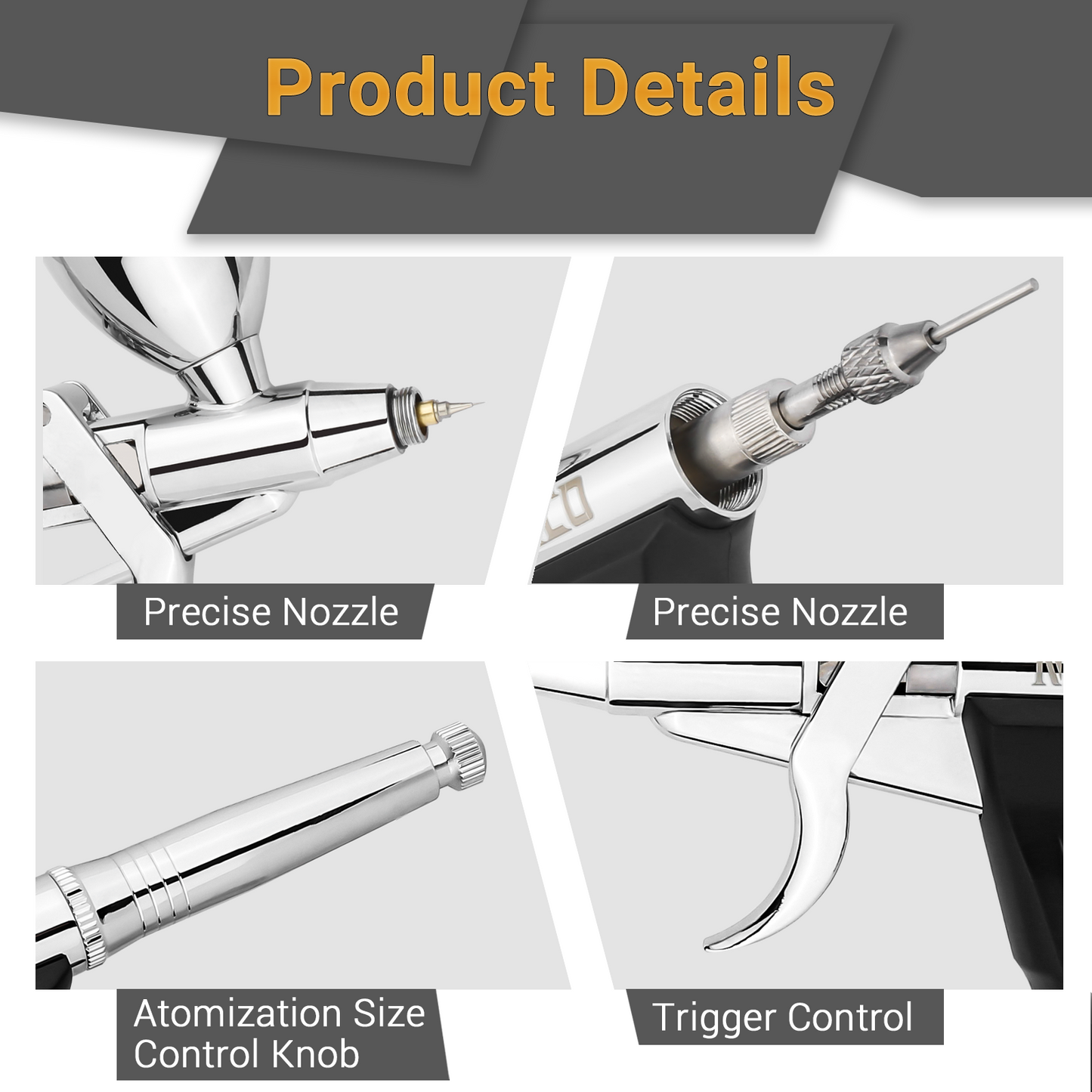 NEOECO Pistol-grip NCT-116 Airbrush Kit