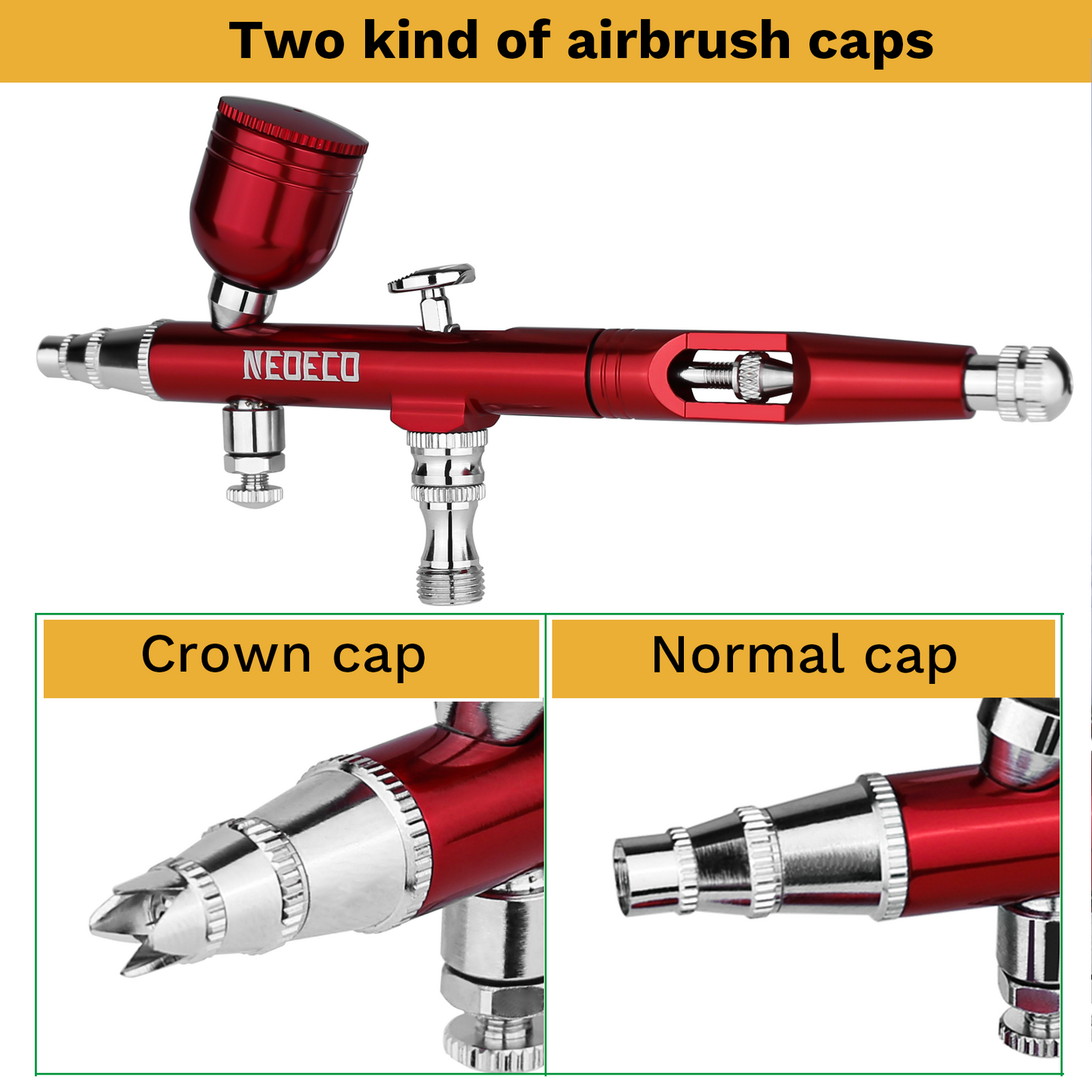 NEOECO NCT-135 Aluminum Lightweight Airbrush Kit