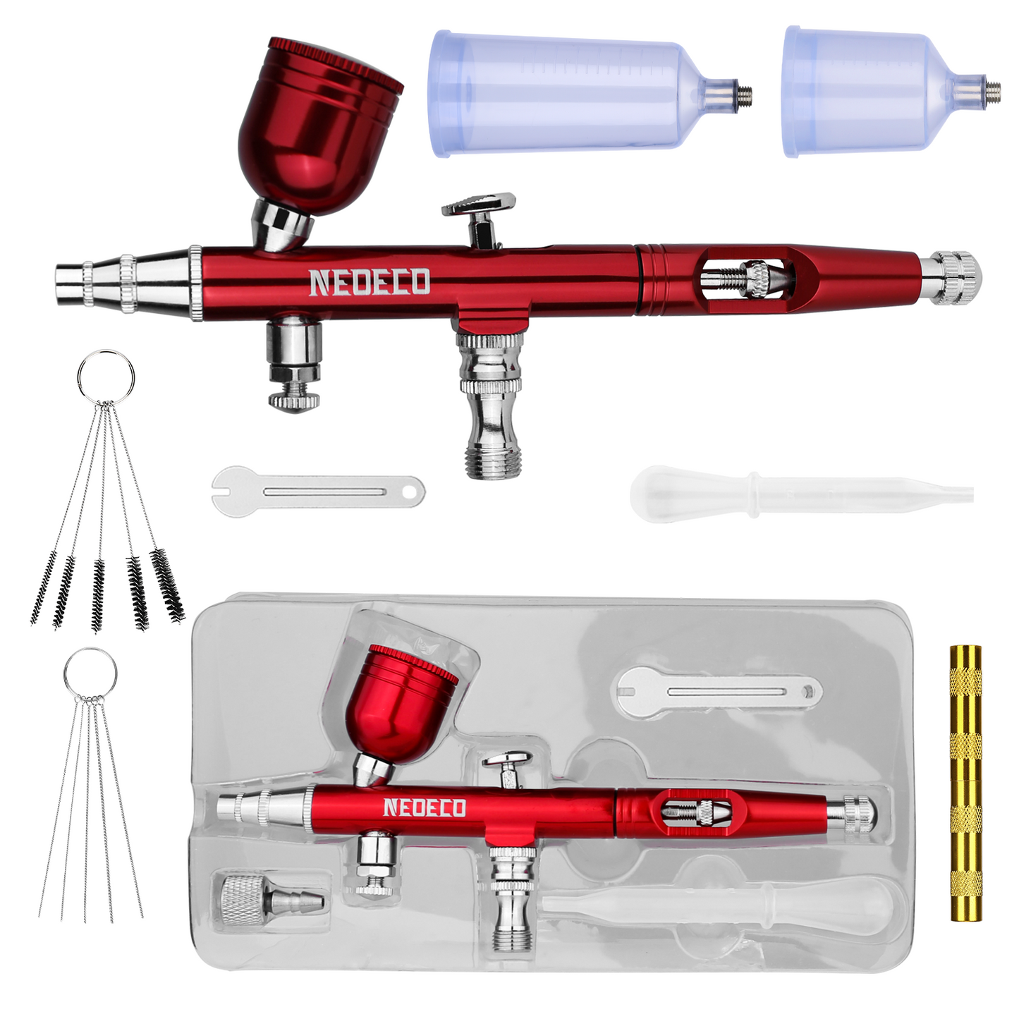 NEOECO NCT-135 Aluminum Lightweight Airbrush Kit