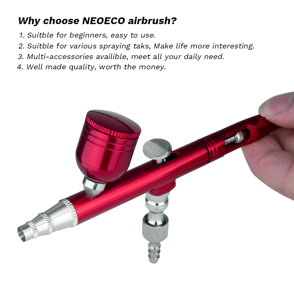 NEOECO NCT-133 Aluminum Lightweight Airbrush Kit