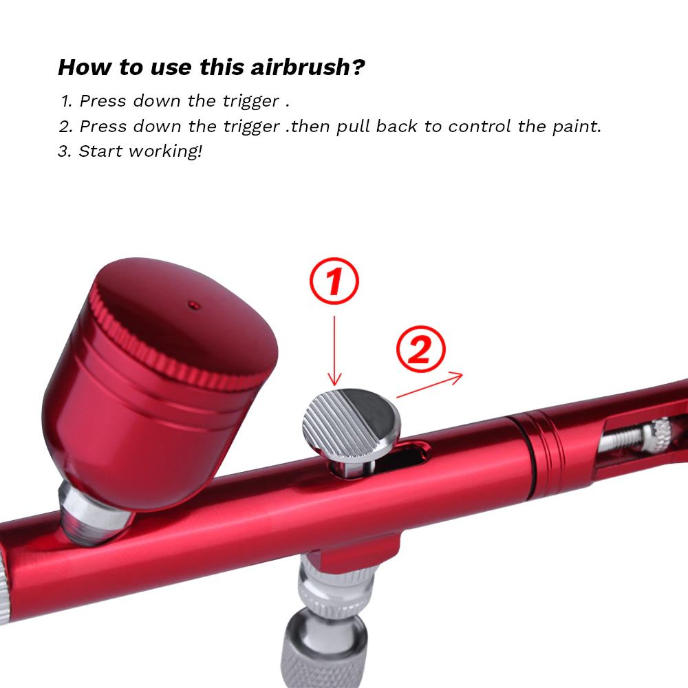 NEOECO NCT-133 Aluminum Lightweight Airbrush Kit