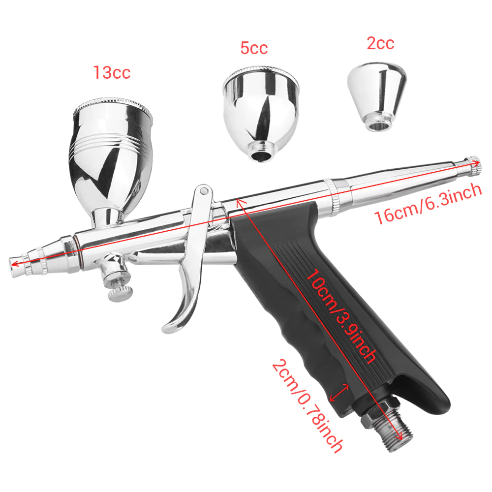 NEOECO NCT-116B Trigger Type Pistol-grip Airbrush