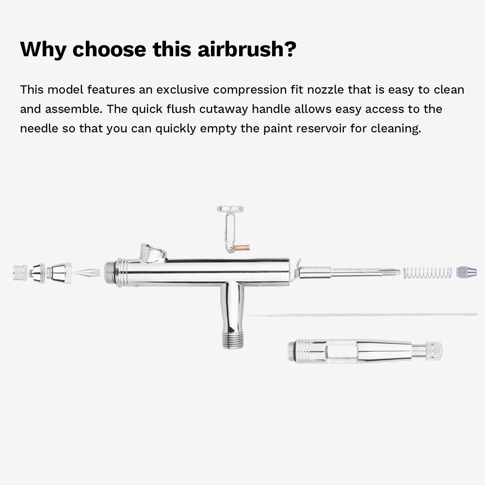 NEOECO NCT-183 Gravity Feed Airbrush