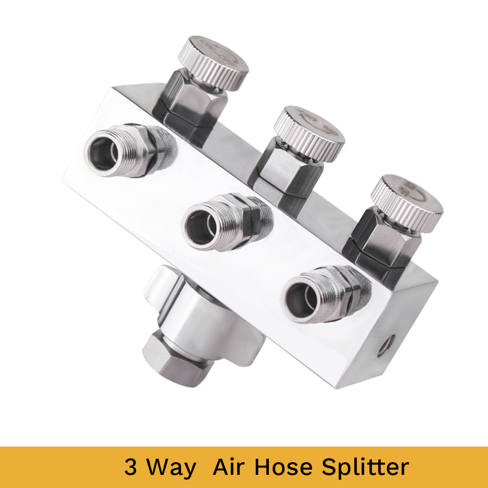 NEOECO 3/4/5 Way Air Hose Metal Airbrush Splitter