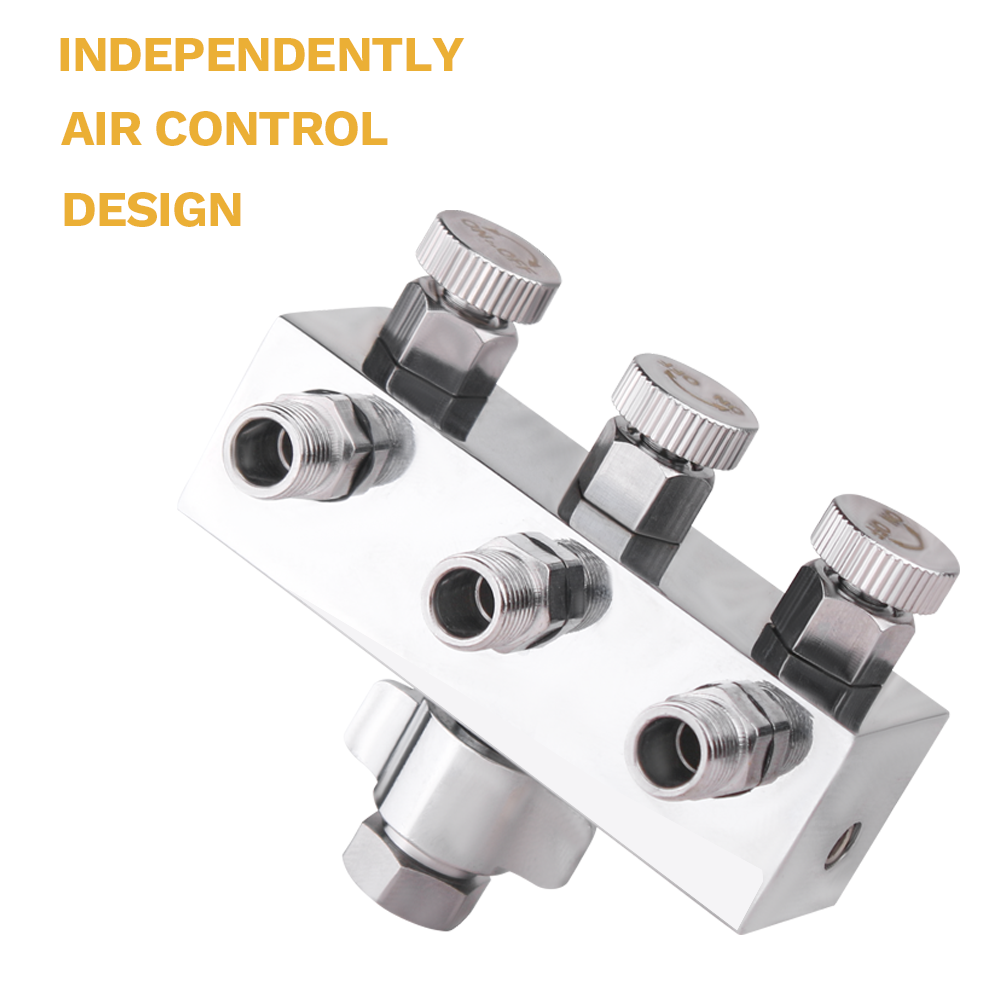 NEOECO 3/4/5 Way Air Hose Metal Airbrush Splitter