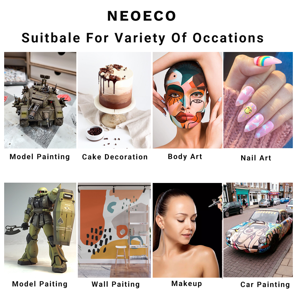 NEOECO NCT-134-S1 Side Feed Airbrush Kit