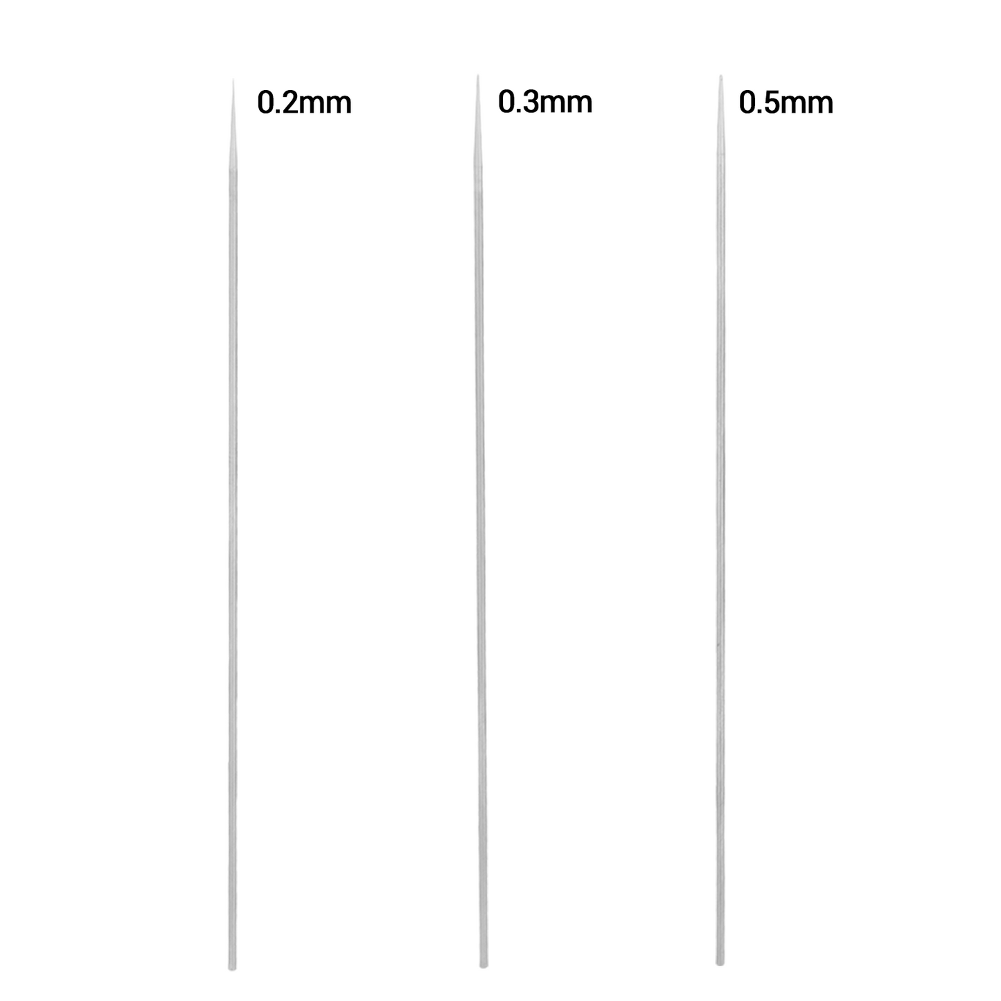 0.2mm, 0.3mm, 0.5mm Airbrush Nozzle Needle Replacement Parts for Airbrush NCT-SJ33R