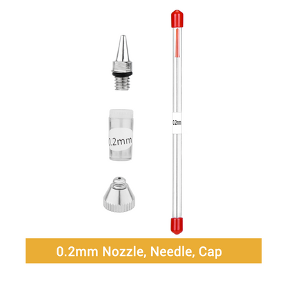0.2mm, 0.3mm, 0.5mm Airbrush Nozzle Needle Replacement Parts for Airbrush NCT-SJ33R