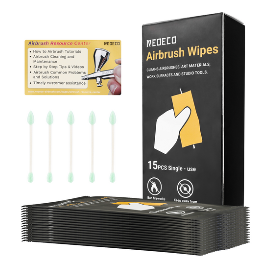 NEOECO Airbrush 15 Piece Airbrush Cleaning Wipes