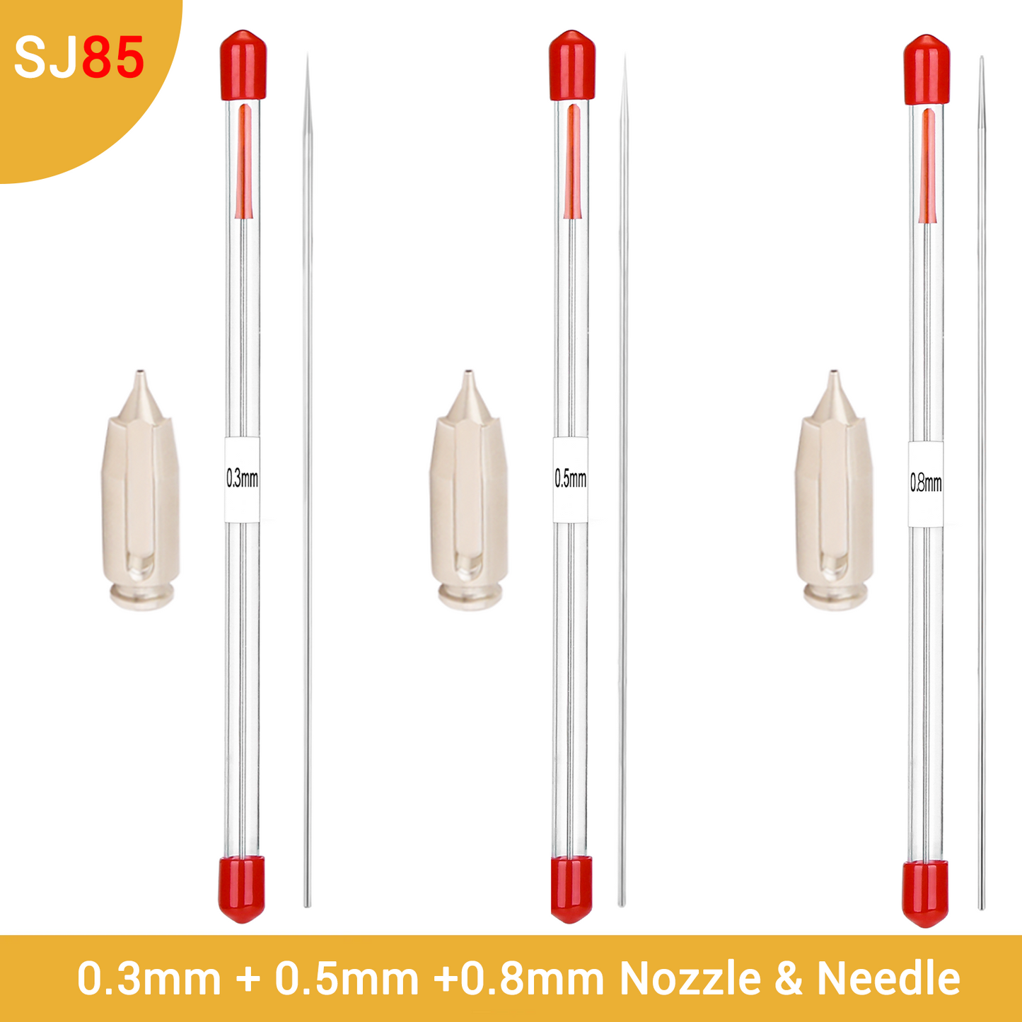 SJ85 Transformer Airbrush Spare Set – Needle, Nozzle & Quick Shift Head