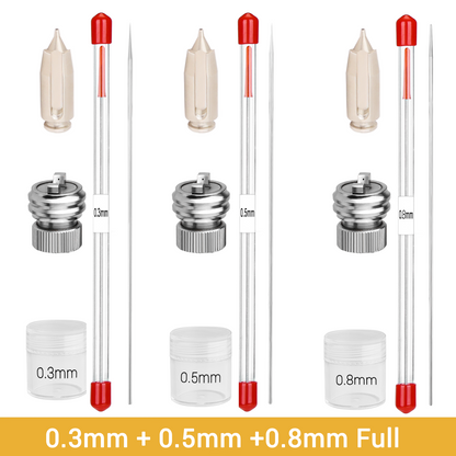 SJ85 Transformer Airbrush Spare Set – Needle, Nozzle & Quick Shift Head