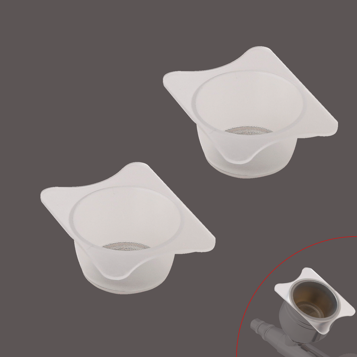 NEOECO 2PCS Model Paint Purification Airbrush Filter Cups