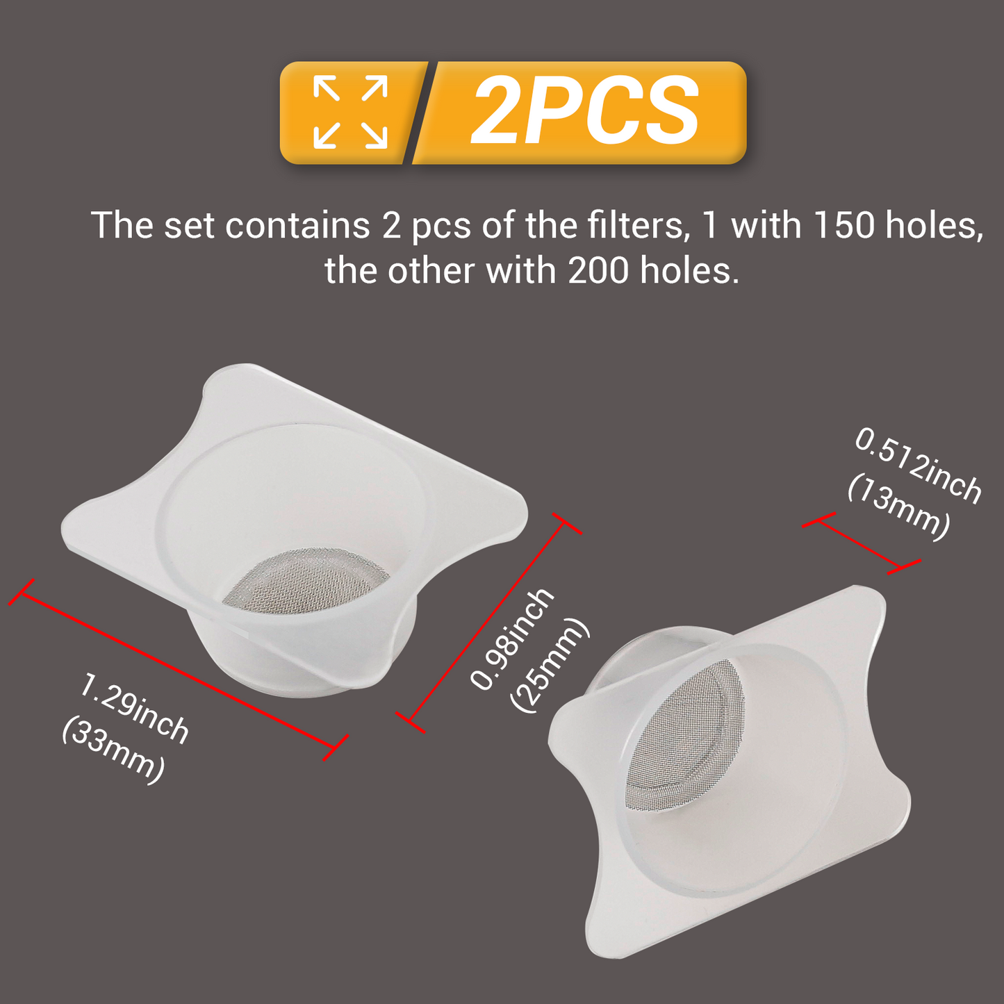 NEOECO 2PCS Model Paint Purification Airbrush Filter Cups