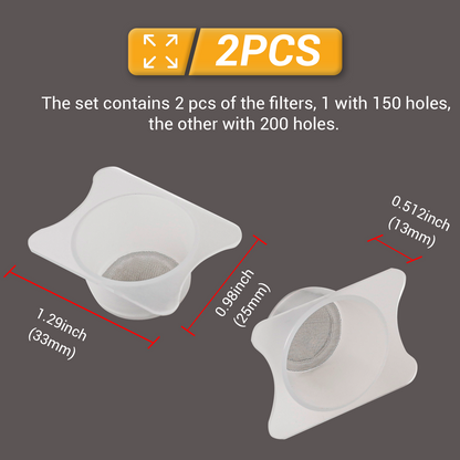 NEOECO 2PCS Model Paint Purification Airbrush Filter Cups