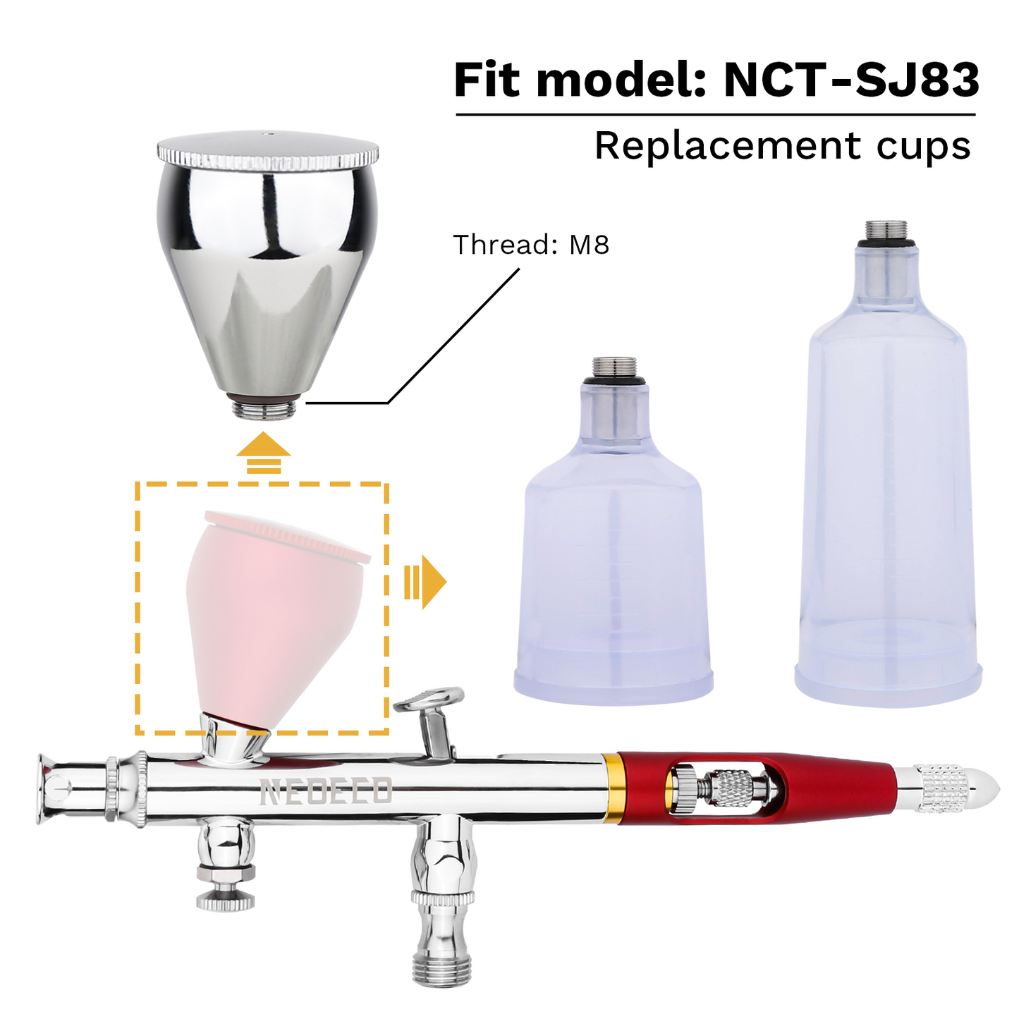 NEOECO Detachable Cups for NCT-SJ83/NCT-SJ116