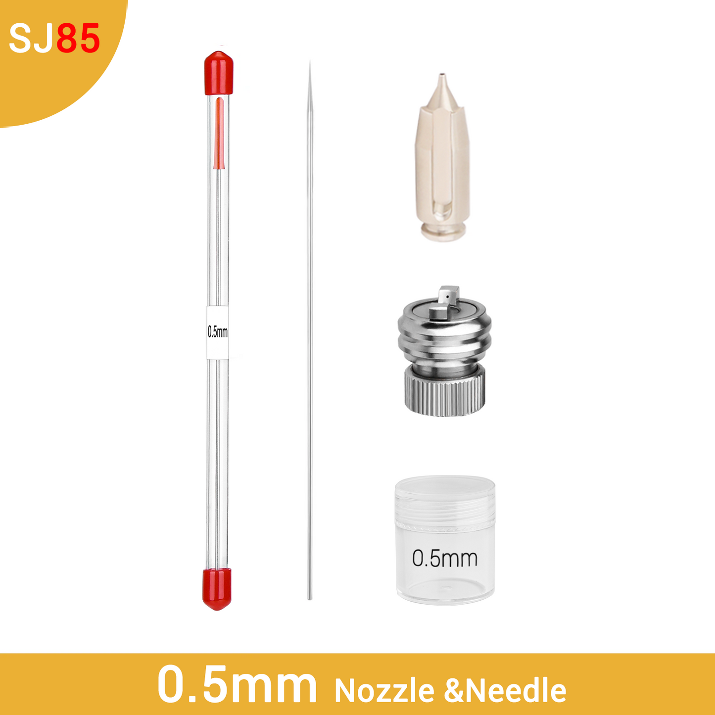 SJ85 Transformer Airbrush Spare Set – Needle, Nozzle & Quick Shift Head