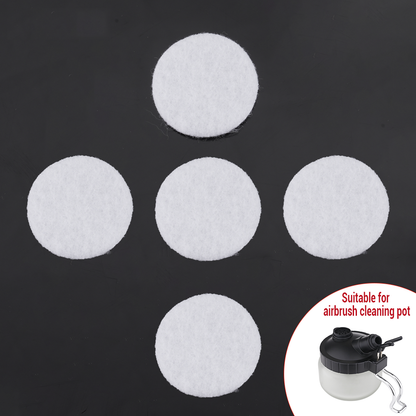 Airbrush Cleaning Pot Sponge Filters (5-Pack)
