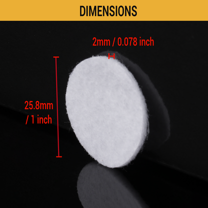 Airbrush Cleaning Pot Sponge Filters (5-Pack)