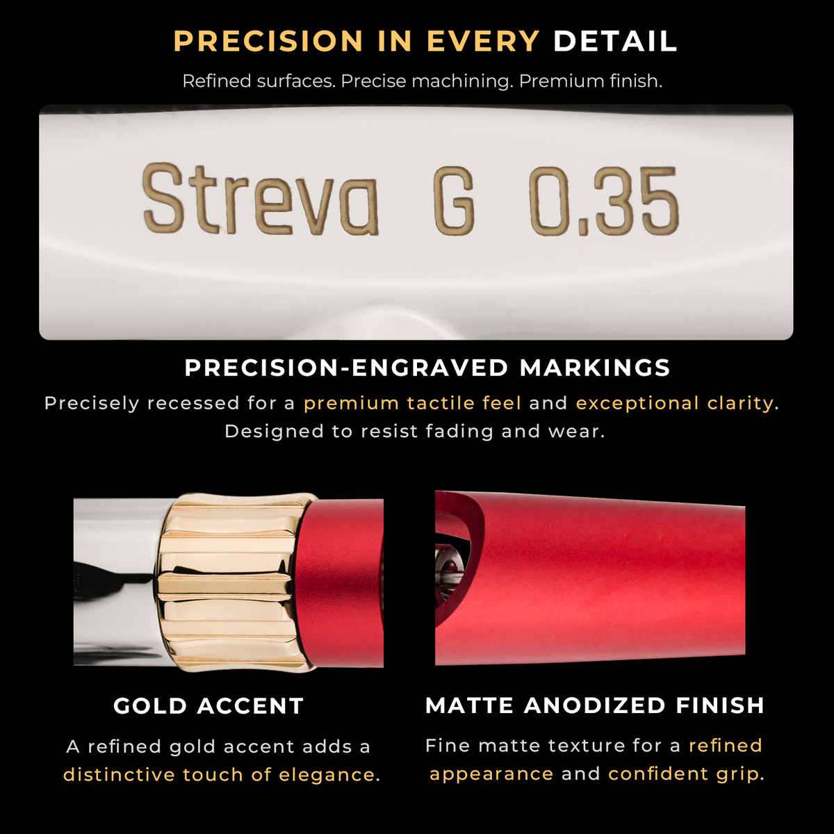 NEOECO Streva G 0.35mm Gravity Feed Dual-Action Airbrush