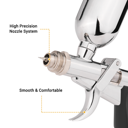 Dual-Action Pistol Grip NCT-217HG/227HG Airbrush Trigger-type With Fan Cap