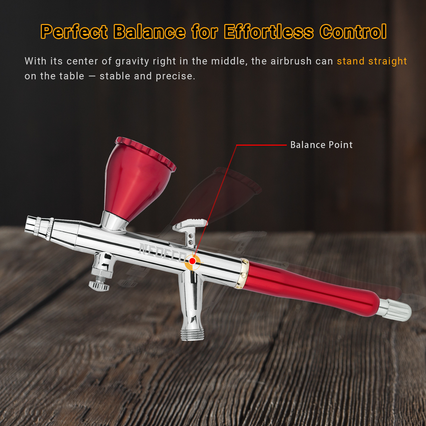 Neoeco NCT-GA02 Airbrush with Square Trigger