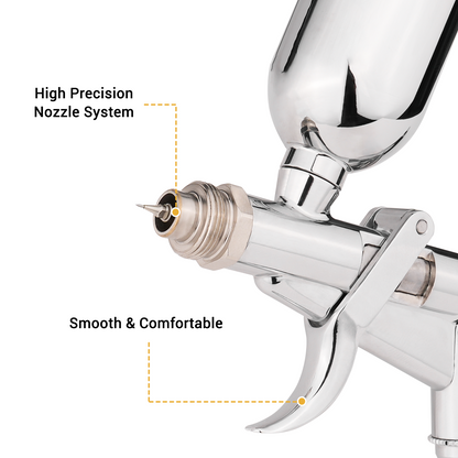 Pistol Grip Airbrush Kit with Fan Cap NCT-217/227