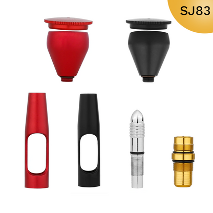 SJ83 Airbrush Replacement Set: 9cc Cup, Handle, Gold Ring, Tail Knob