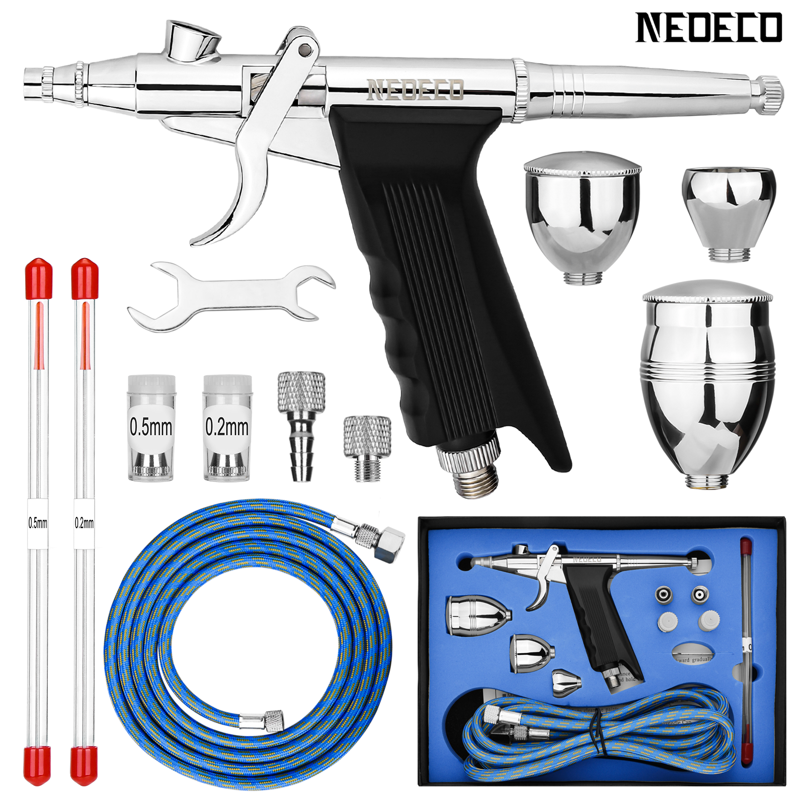 NEOECO Pistol grip NCT 116 Airbrush Kit