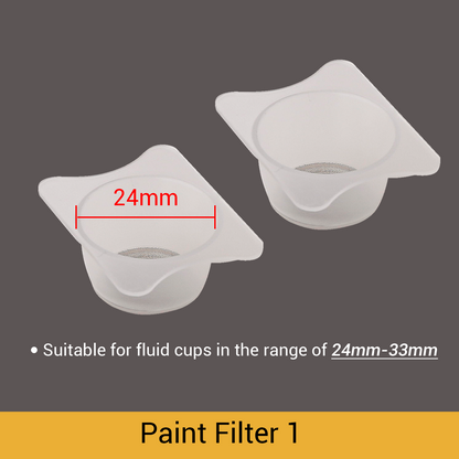 NEOECO 2PCS Model Paint Purification Airbrush Filter Cups