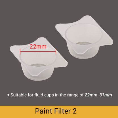 NEOECO 2PCS Model Paint Purification Airbrush Filter Cups