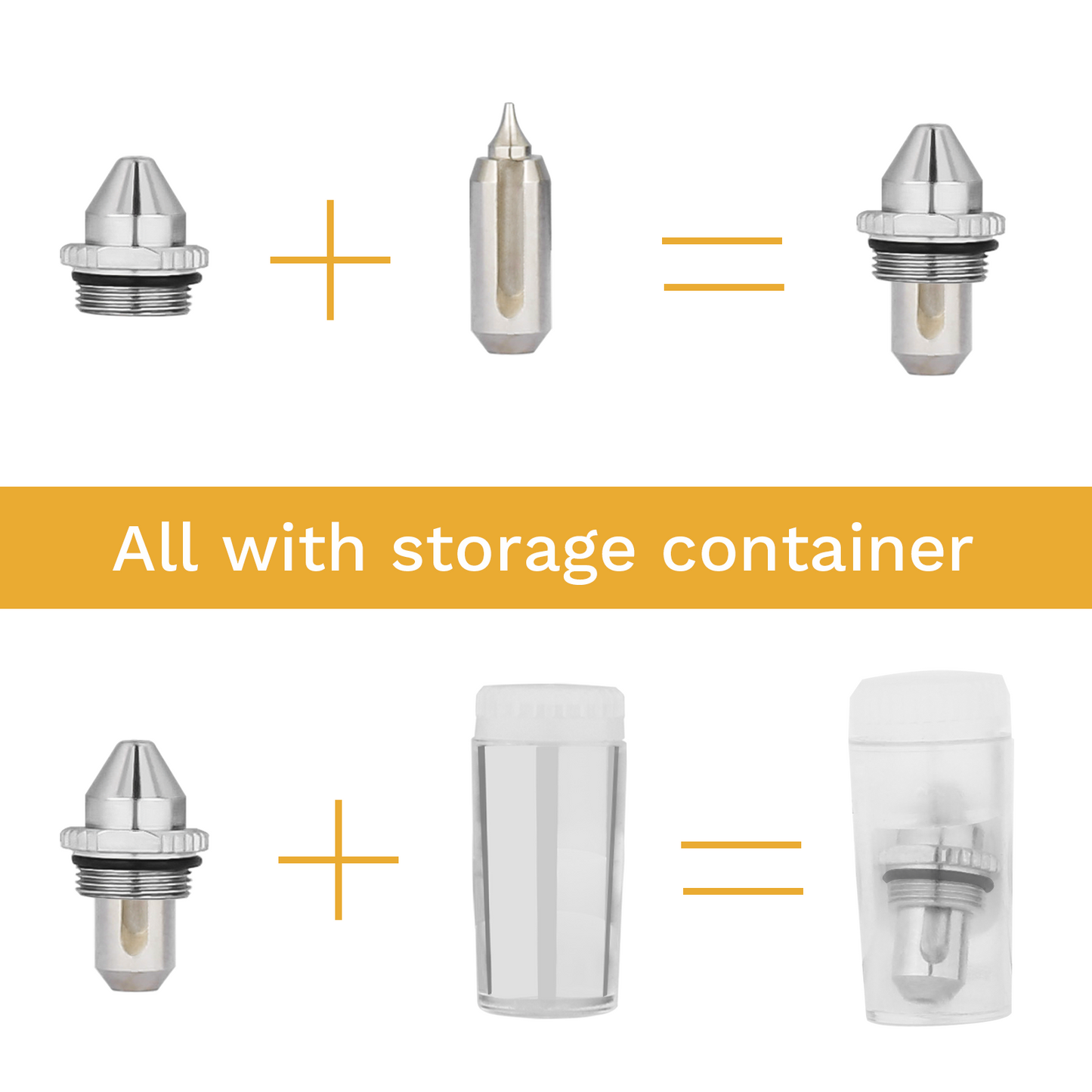 NEOECO Replacement Nozzle & Needle Tips Type 2 for Model NCT-SJ83