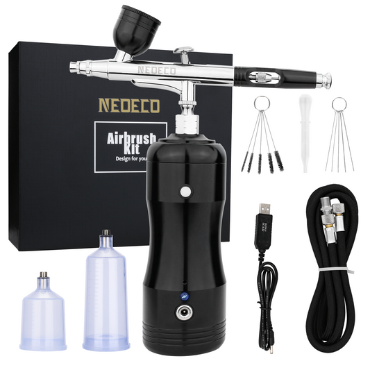 Airbrush Kit for Nails, Yekavo Double Action Air Brush Painting