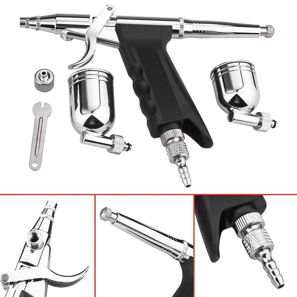 NEOECO NCT-116S Side Feed Trigger Type Pistol-grip Airbrush Kit